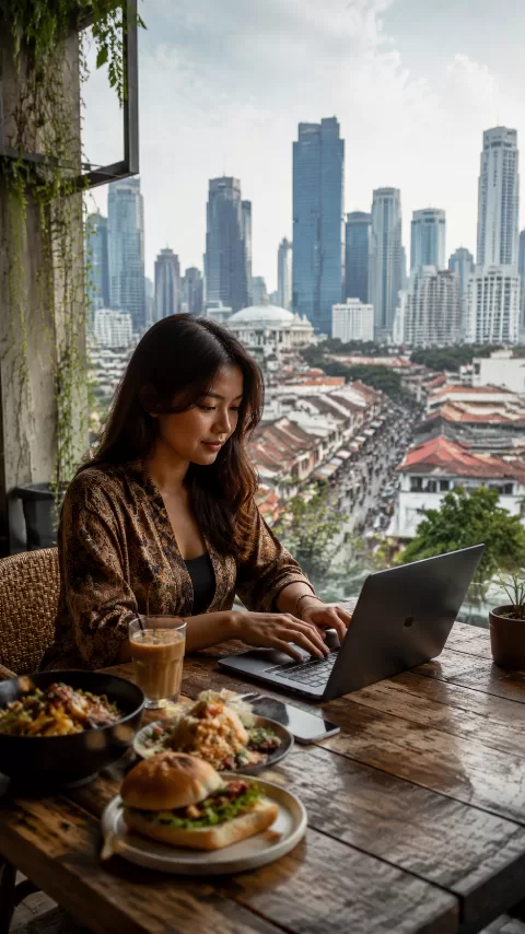 Menikmati Kuliner Jakarta Sambil Tetap Terhubung Digital